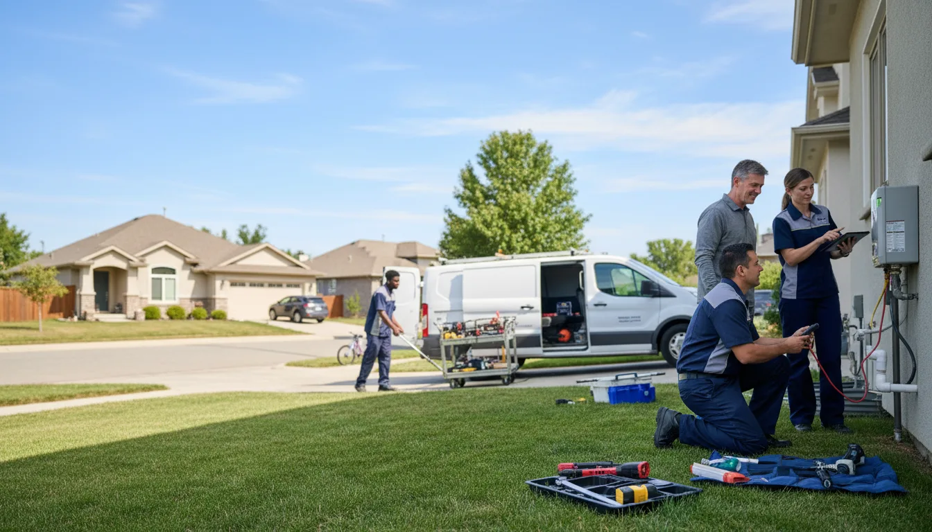 Tankless water heater service in Kingsland, TX